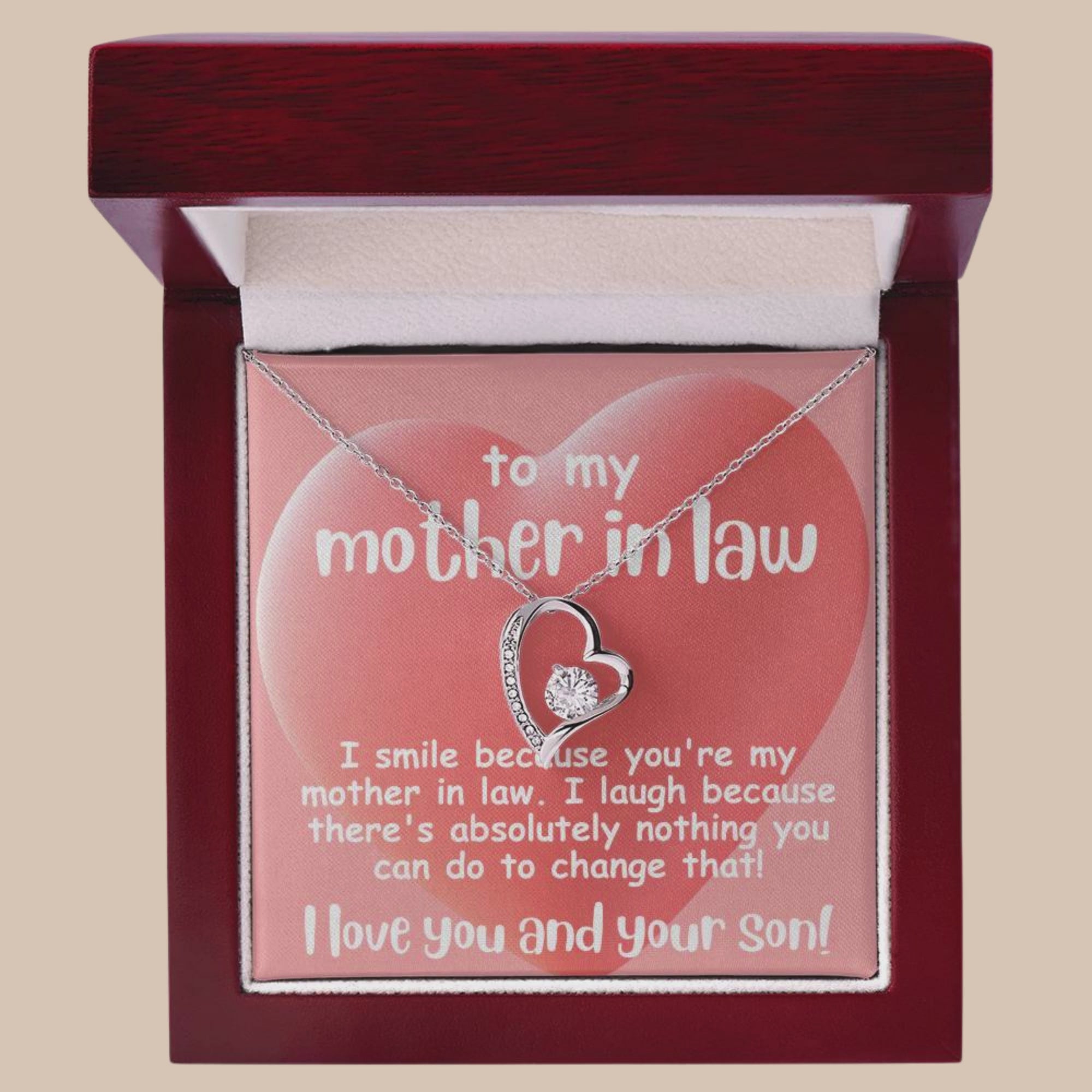 To My Husband's Mom, Gift for Boyfriends Mom, Mother in Law Gift, Mothers Day Gift for Boyfriends Mom, Husband's Mom, Future Mother in law