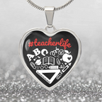 Personalized Teacher Appreciation Gifts, Gift for Best Teacher, Back To School Gifts, Teacher Era Jewelry, Teacher Life Pendant Necklace