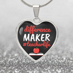Personalized Teacher Appreciation Gifts, Gift for Best Teacher, Back To School Teacher Life Pendant Necklace, Teacher Gifts For Graduation