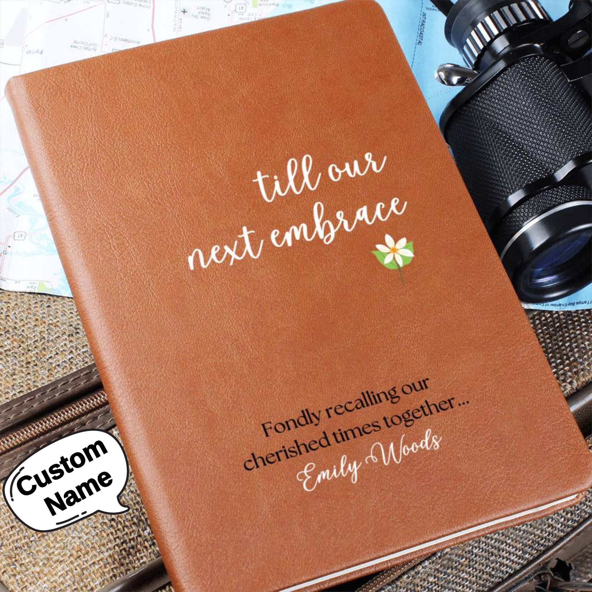 Bereavement Gift, Custom Sympathy Gift for Loss, Until We Meet Again - Grief Journal, Personalized Memorial Journal,  Memories of You Journal