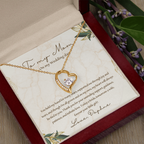 To My Mom On My Wedding Day Personalized Necklace, Mother of the bride Gift/Gift For mom/Wedding Gift for Mom/Bridal Shower Gifts/Mom Gifts