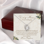 To My Mom On My Wedding Day Personalized Necklace, Mother of the bride Gift/Gift For mom/Wedding Gift for Mom/Bridal Shower Gifts/Mom Gifts